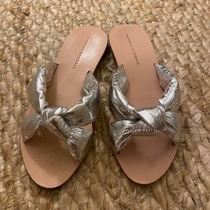 Loeffler Randall Silver Sandals